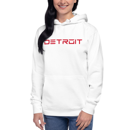 'Detroit' Unisex Premium Hoodie (Electric Font)