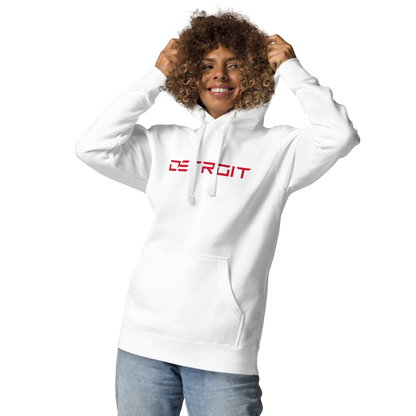 'Detroit' Unisex Premium Hoodie (Electric Font)