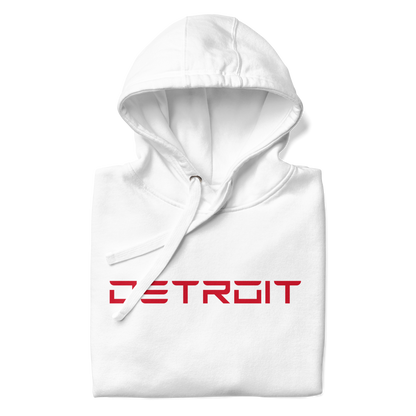 'Detroit' Unisex Premium Hoodie (Electric Font)