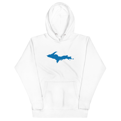 Michigan Upper Peninsula Hoodie (w/ Azure UP Outline) | Unisex Premium