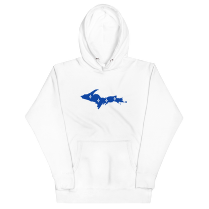 Michigan Upper Peninsula Hoodie (w/ UP Quebec Flag Outline) | Unisex Premium