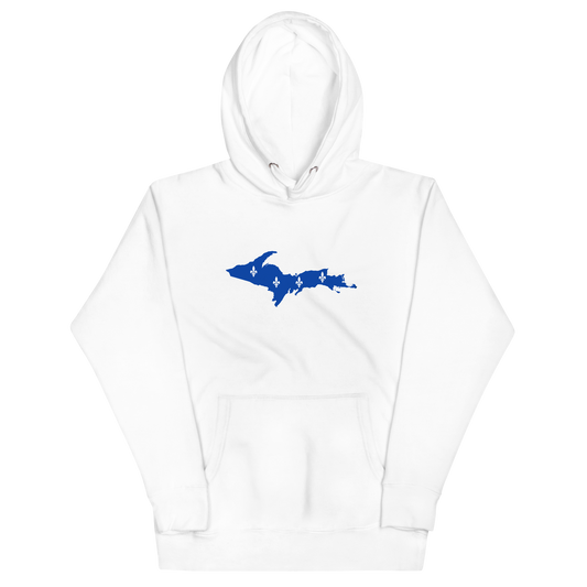 Michigan Upper Peninsula Hoodie (w/ UP Quebec Flag Outline) | Unisex Premium