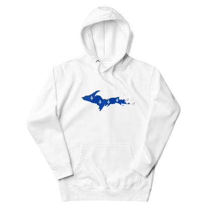 Michigan Upper Peninsula Hoodie (w/ UP Quebec Flag Outline) | Unisex Premium