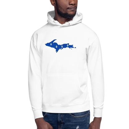 Michigan Upper Peninsula Hoodie (w/ UP Quebec Flag Outline) | Unisex Premium