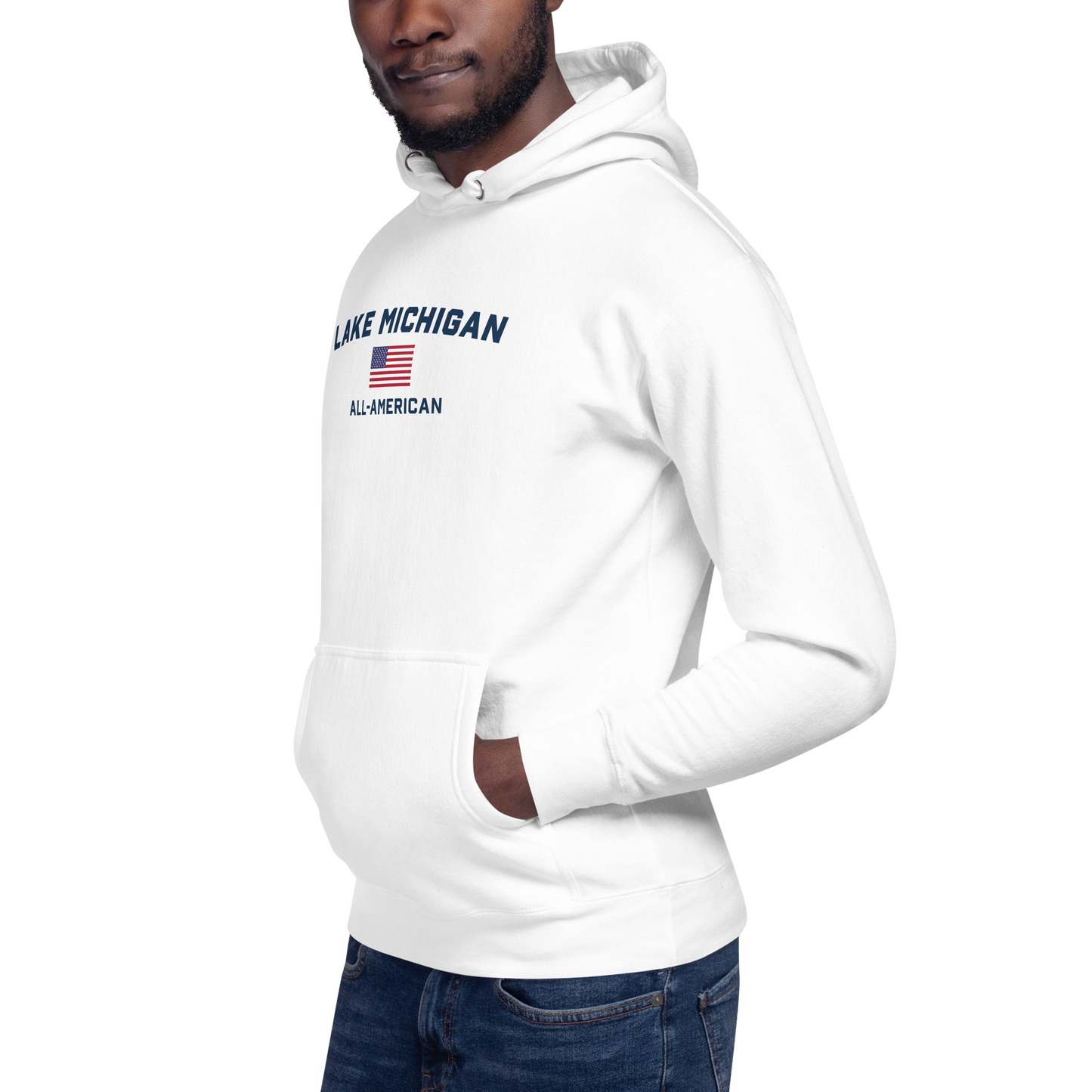 'Lake Michigan All American' Unisex Premium Hoodie