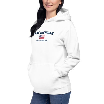 'Lake Michigan All American' Unisex Premium Hoodie