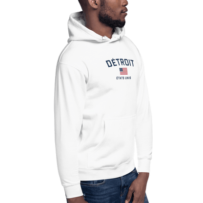 'Détroit États Unis' Hoodie | Unisex Premium - Circumspice Michigan