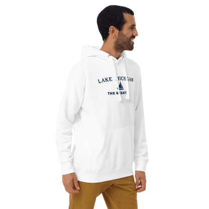 'Lake Michigan The Greatest' Hoodie | Unisex Premium - Circumspice Michigan