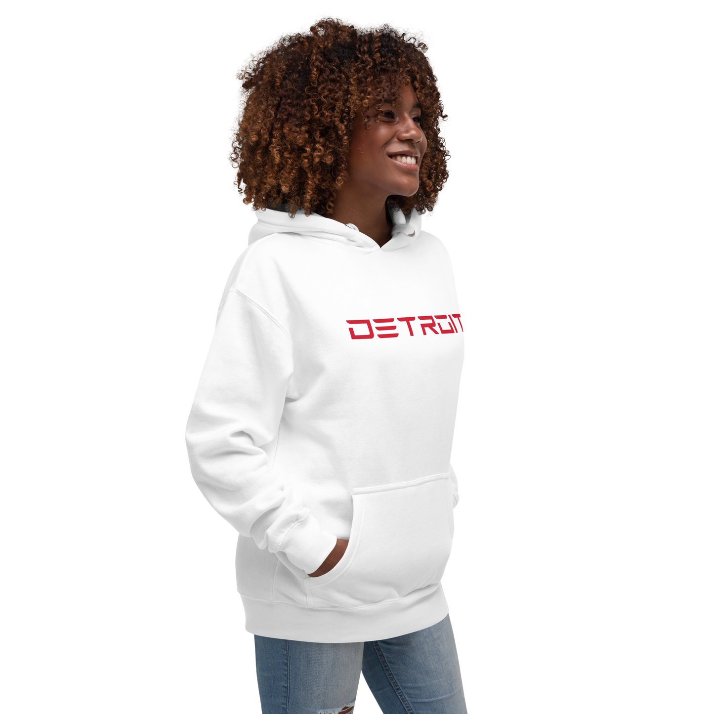 'Detroit' Unisex Premium Hoodie (Electric Font)