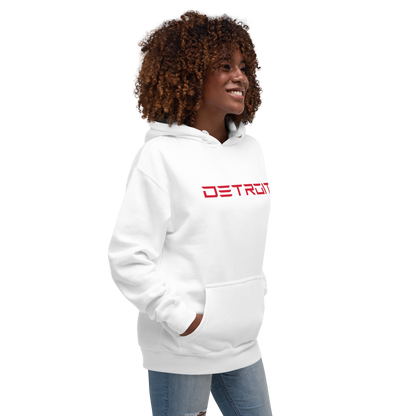 'Detroit' Unisex Premium Hoodie (Electric Font)