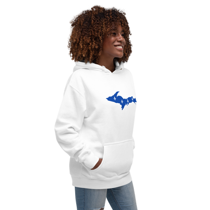 Michigan Upper Peninsula Hoodie (w/ UP Quebec Flag Outline) | Unisex Premium