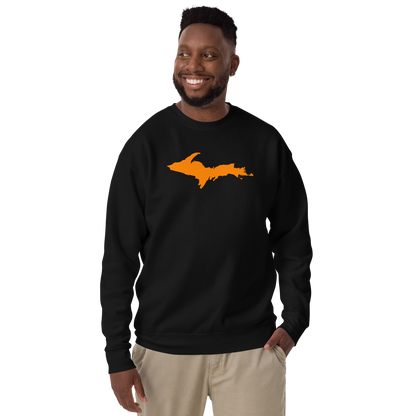 Michigan Upper Peninsula Sweatshirt (w/ Orange UP Outline) | Unisex Premium