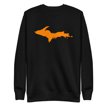 Michigan Upper Peninsula Sweatshirt (w/ Orange UP Outline) | Unisex Premium