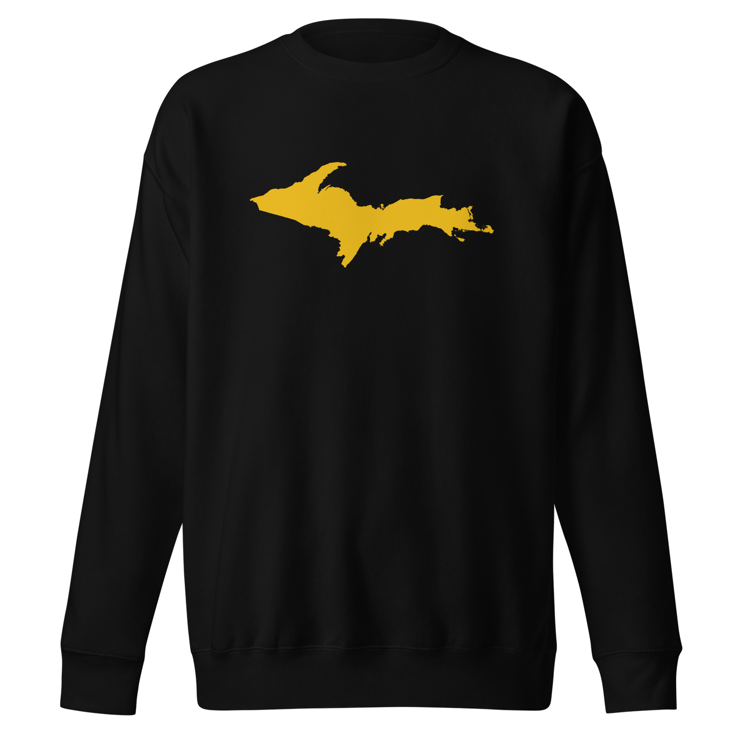 Michigan Upper Peninsula Sweatshirt (w/ Gold UP Outline) | Unisex Premium