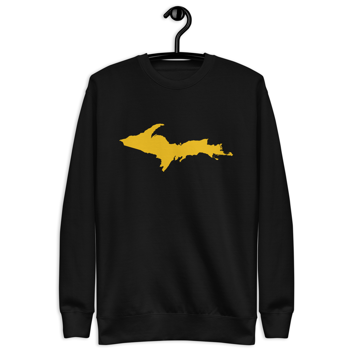 Michigan Upper Peninsula Sweatshirt (w/ Gold UP Outline) | Unisex Premium