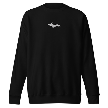 Michigan Upper Peninsula Sweatshirt (w/ Embroidered UP Outline) | Unisex Premium