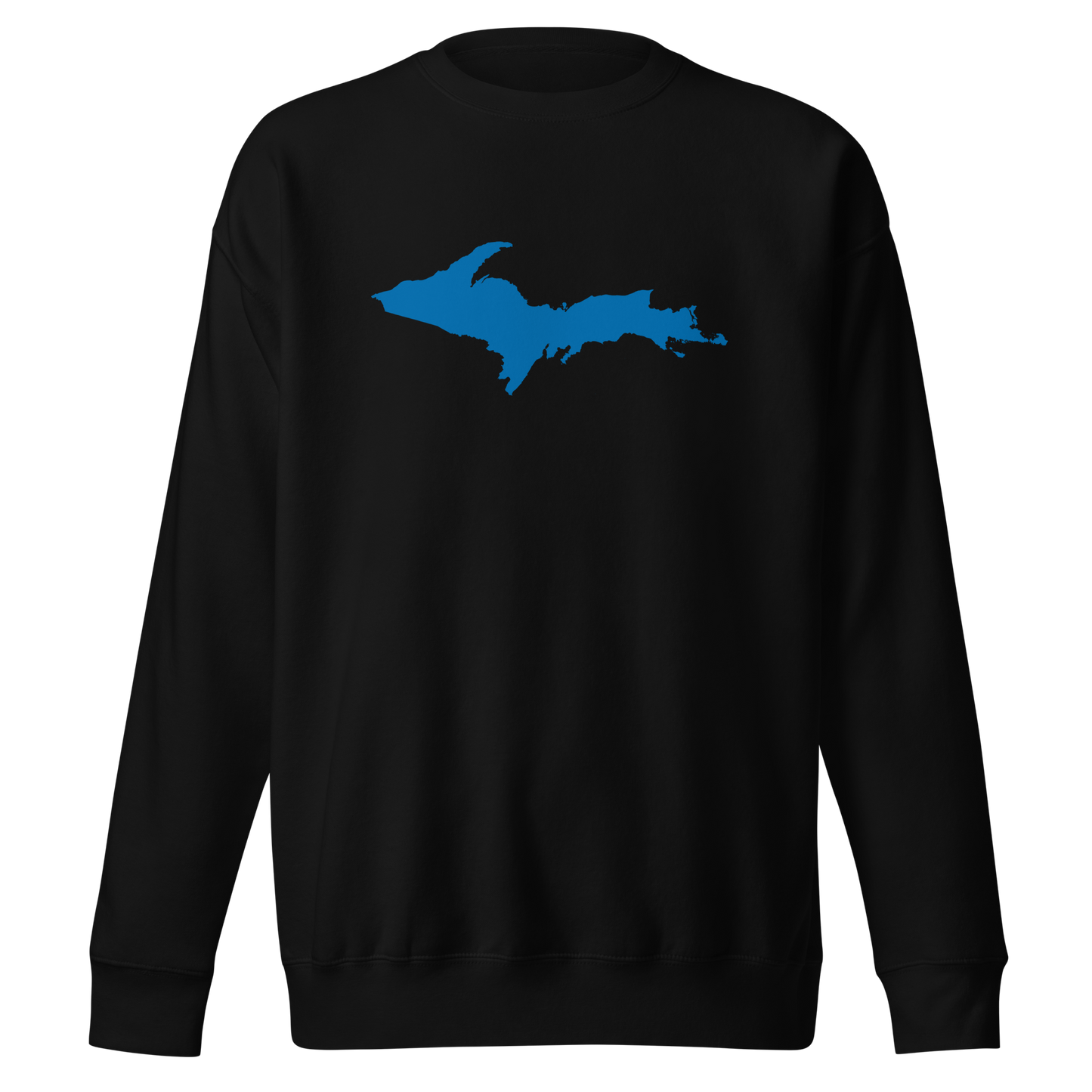 Michigan Upper Peninsula Sweatshirt (w/ Azure UP Outline) | Unisex Premium