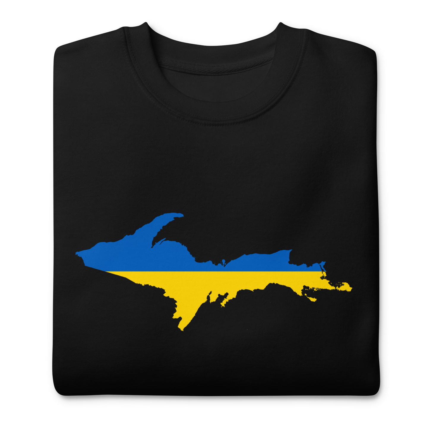 Michigan Upper Peninsula Sweatshirt (w/ UP Ukraine Outline) | Unsiex Premium