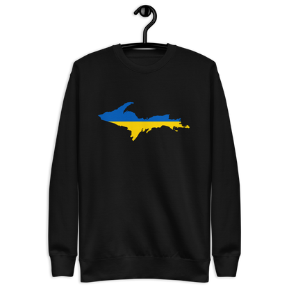 Michigan Upper Peninsula Sweatshirt (w/ UP Ukraine Outline) | Unsiex Premium