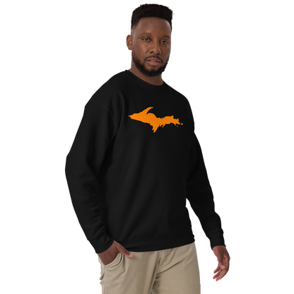 Michigan Upper Peninsula Sweatshirt (w/ Orange UP Outline) | Unisex Premium