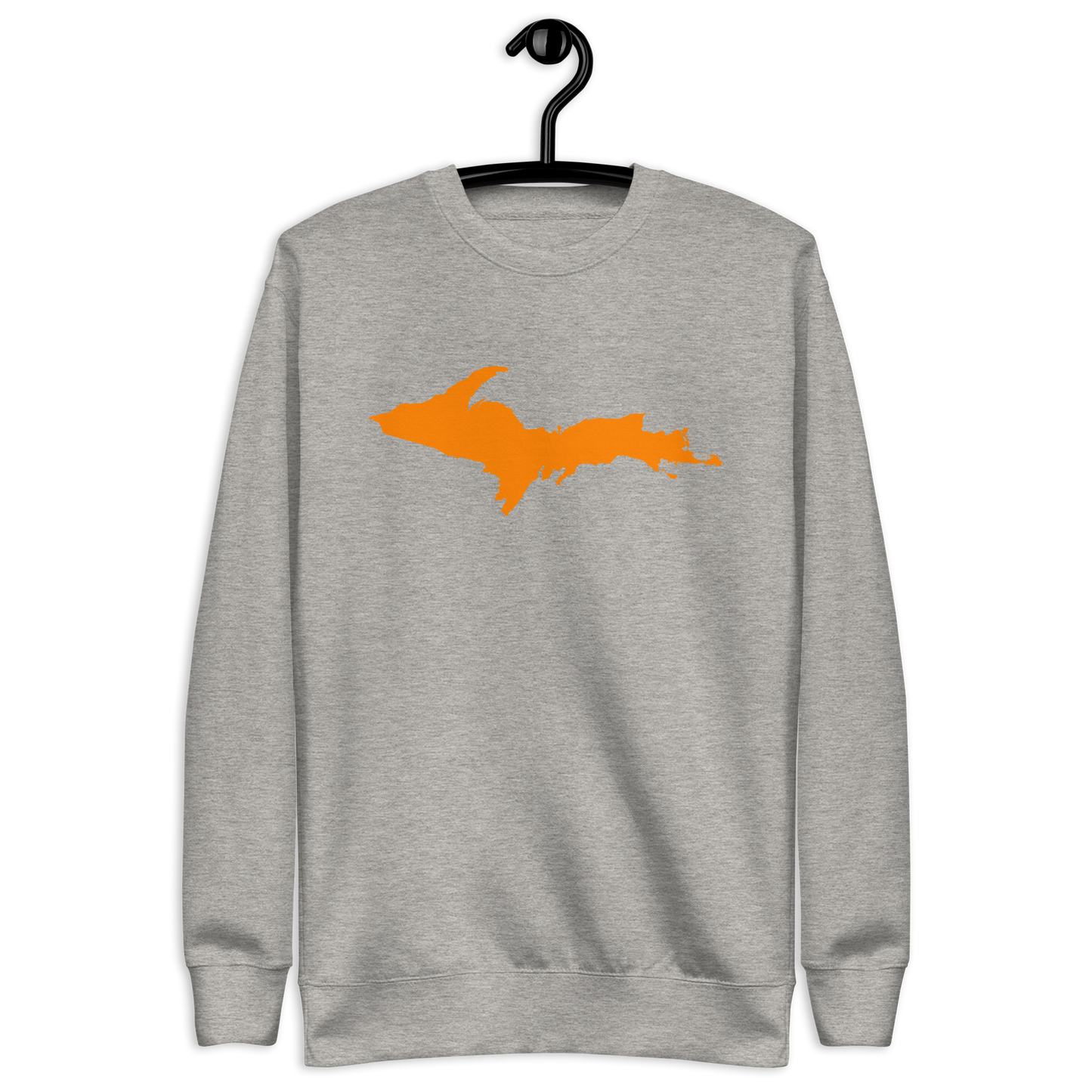 Michigan Upper Peninsula Sweatshirt (w/ Orange UP Outline) | Unisex Premium