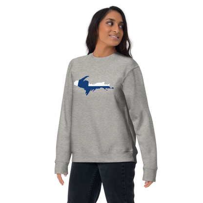 Michigan Upper Peninsula Sweatshirt (w/ UP Finland Outline) | Unisex Premium