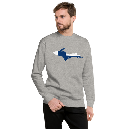 Michigan Upper Peninsula Sweatshirt (w/ UP Finland Outline) | Unisex Premium