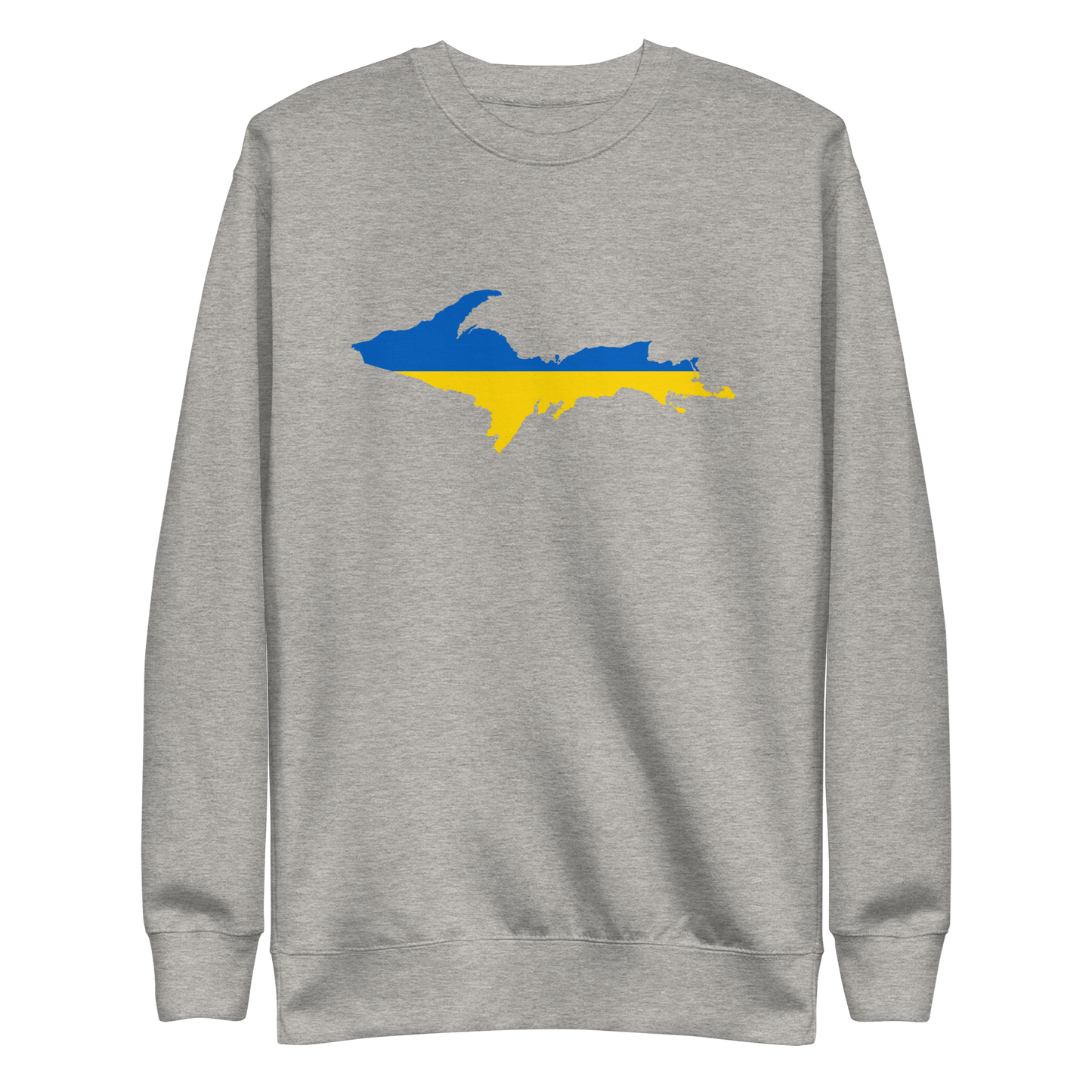 Michigan Upper Peninsula Sweatshirt (w/ UP Ukraine Outline) | Unsiex Premium