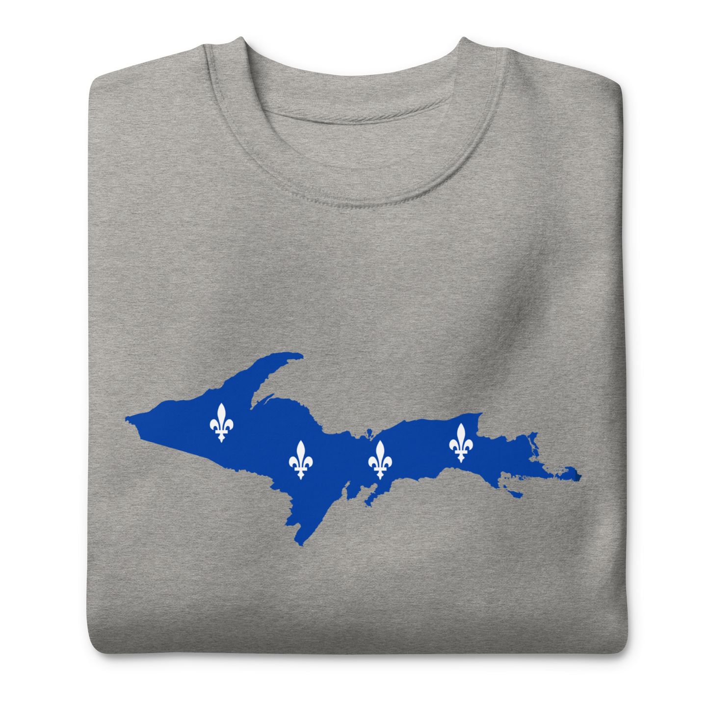 Michigan Upper Peninsula Sweatshirt (w/ UP Quebec Flag Outline) | Unisex Premium