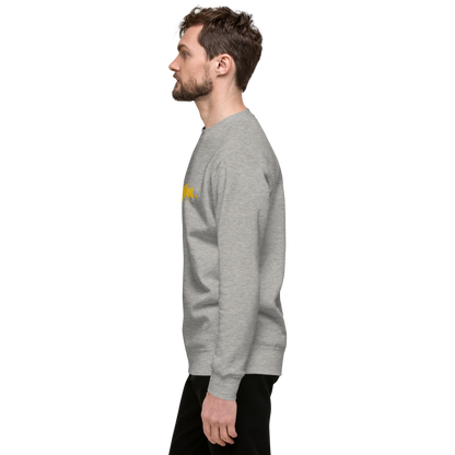 Michigan Upper Peninsula Sweatshirt (w/ Gold UP Outline) | Unisex Premium