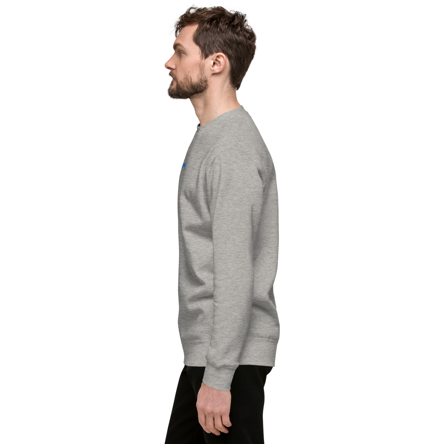 Michigan Upper Peninsula Sweatshirt (w/ Embroidered Azure UP Outline) | Unisex Premium