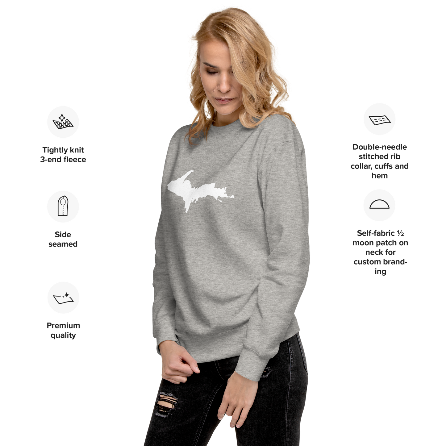 Michigan Upper Peninsula Sweatshirt | Unisex Premium