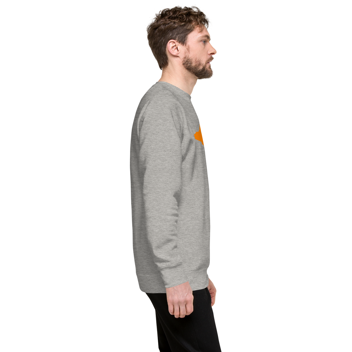 Michigan Upper Peninsula Sweatshirt (w/ Orange UP Outline) | Unisex Premium