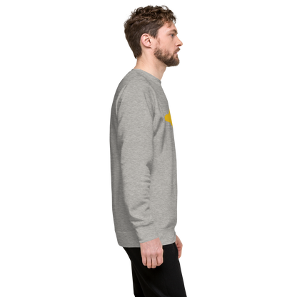 Michigan Upper Peninsula Sweatshirt (w/ Gold UP Outline) | Unisex Premium