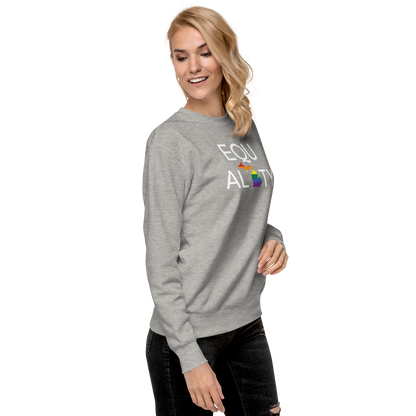 Michigan 'Equality' Premium Sweatshirt (LGBTQ Pride Colors)