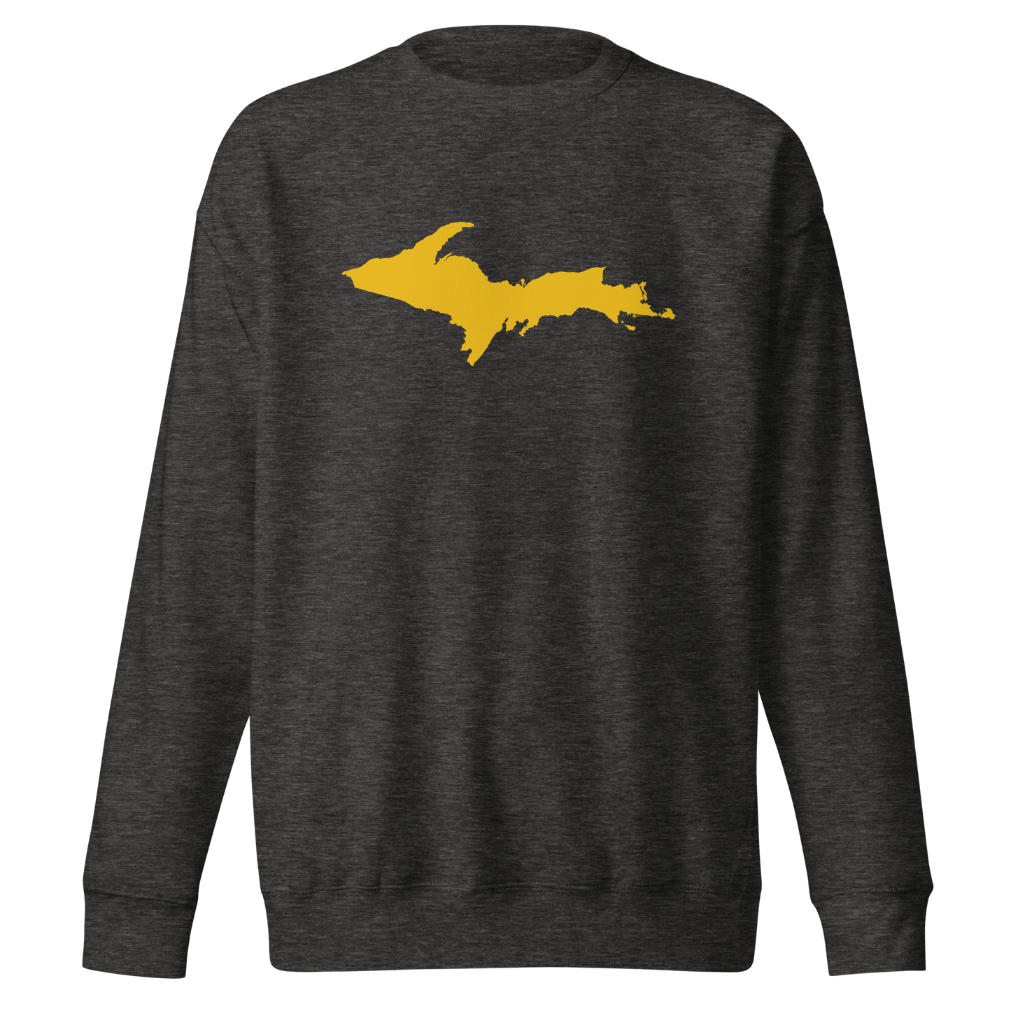 Michigan Upper Peninsula Sweatshirt (w/ Gold UP Outline) | Unisex Premium