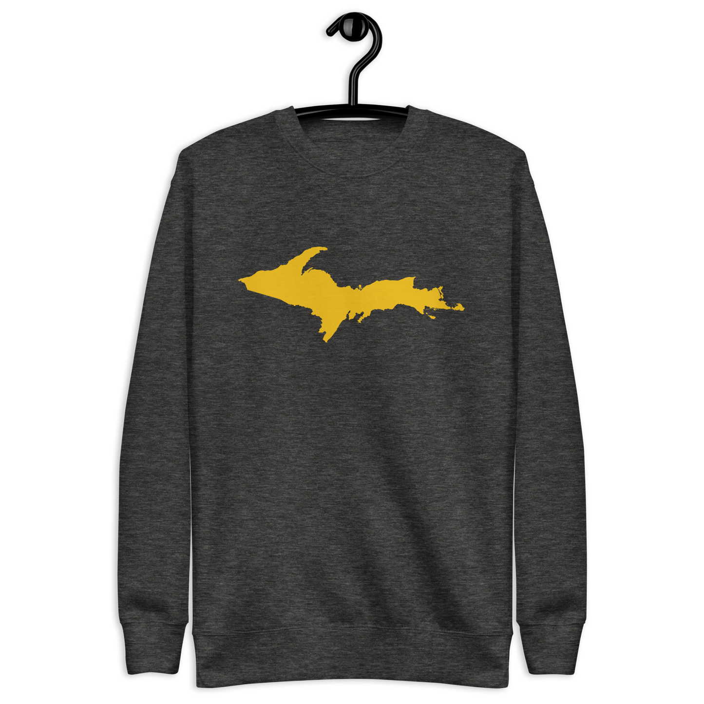 Michigan Upper Peninsula Sweatshirt (w/ Gold UP Outline) | Unisex Premium