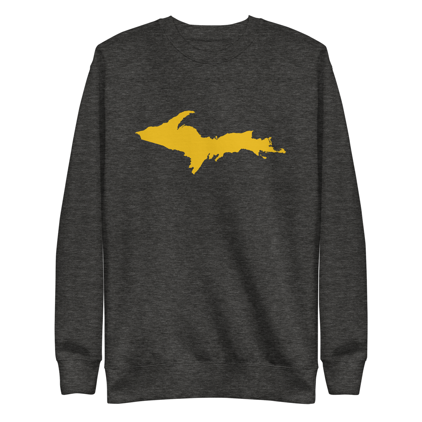 Michigan Upper Peninsula Sweatshirt (w/ Gold UP Outline) | Unisex Premium