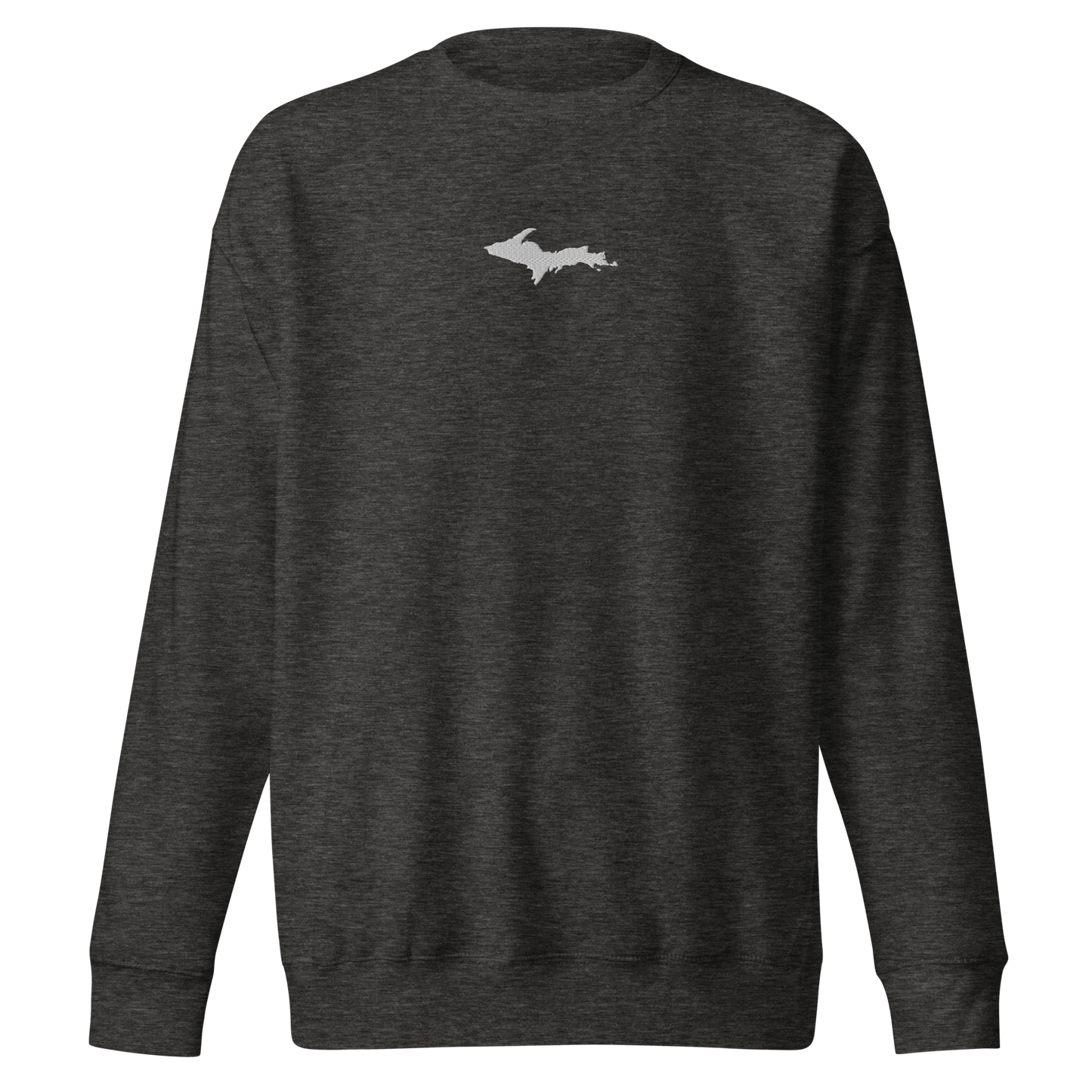 Michigan Upper Peninsula Sweatshirt (w/ Embroidered UP Outline) | Unisex Premium