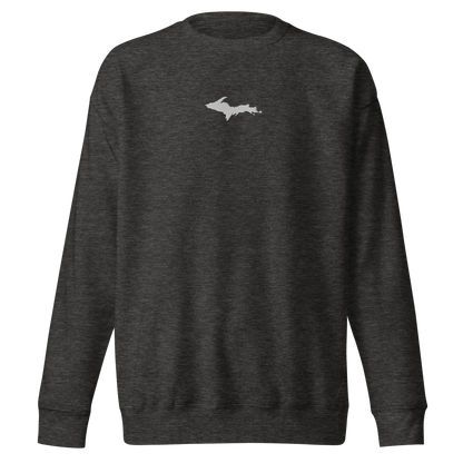 Michigan Upper Peninsula Sweatshirt (w/ Embroidered UP Outline) | Unisex Premium