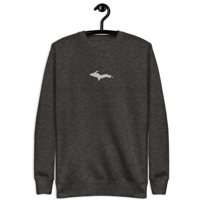 Michigan Upper Peninsula Sweatshirt (w/ Embroidered UP Outline) | Unisex Premium