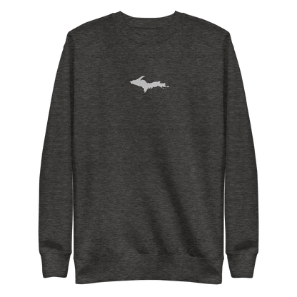 Michigan Upper Peninsula Sweatshirt (w/ Embroidered UP Outline) | Unisex Premium