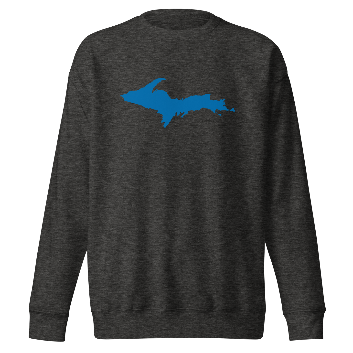 Michigan Upper Peninsula Sweatshirt (w/ Azure UP Outline) | Unisex Premium