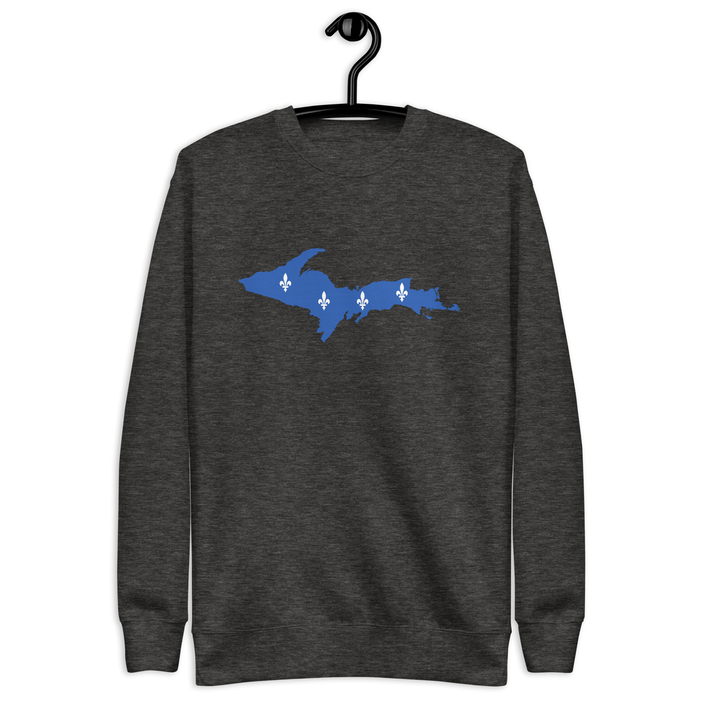 Michigan Upper Peninsula Sweatshirt (w/ UP Quebec Flag Outline) | Unisex Premium