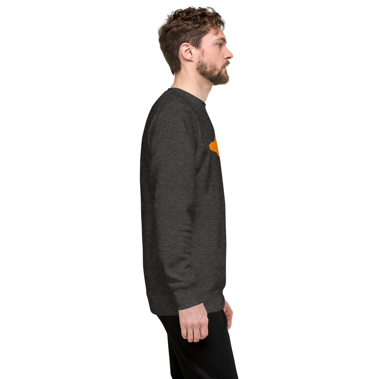 Michigan Upper Peninsula Sweatshirt (w/ Orange UP Outline) | Unisex Premium