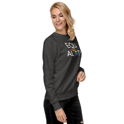 Michigan 'Equality' Premium Sweatshirt (LGBTQ Pride Colors)