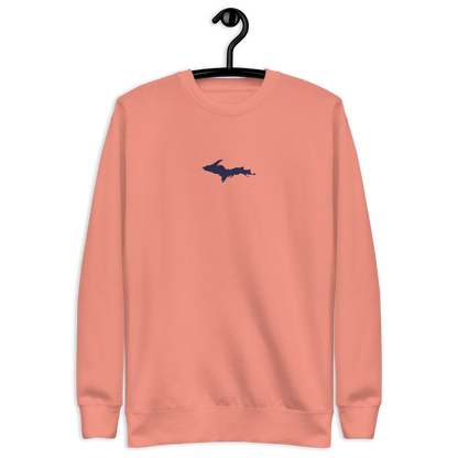 Michigan Upper Peninsula Sweatshirt (w/ Embroidered UP Outline) | Unisex Premium