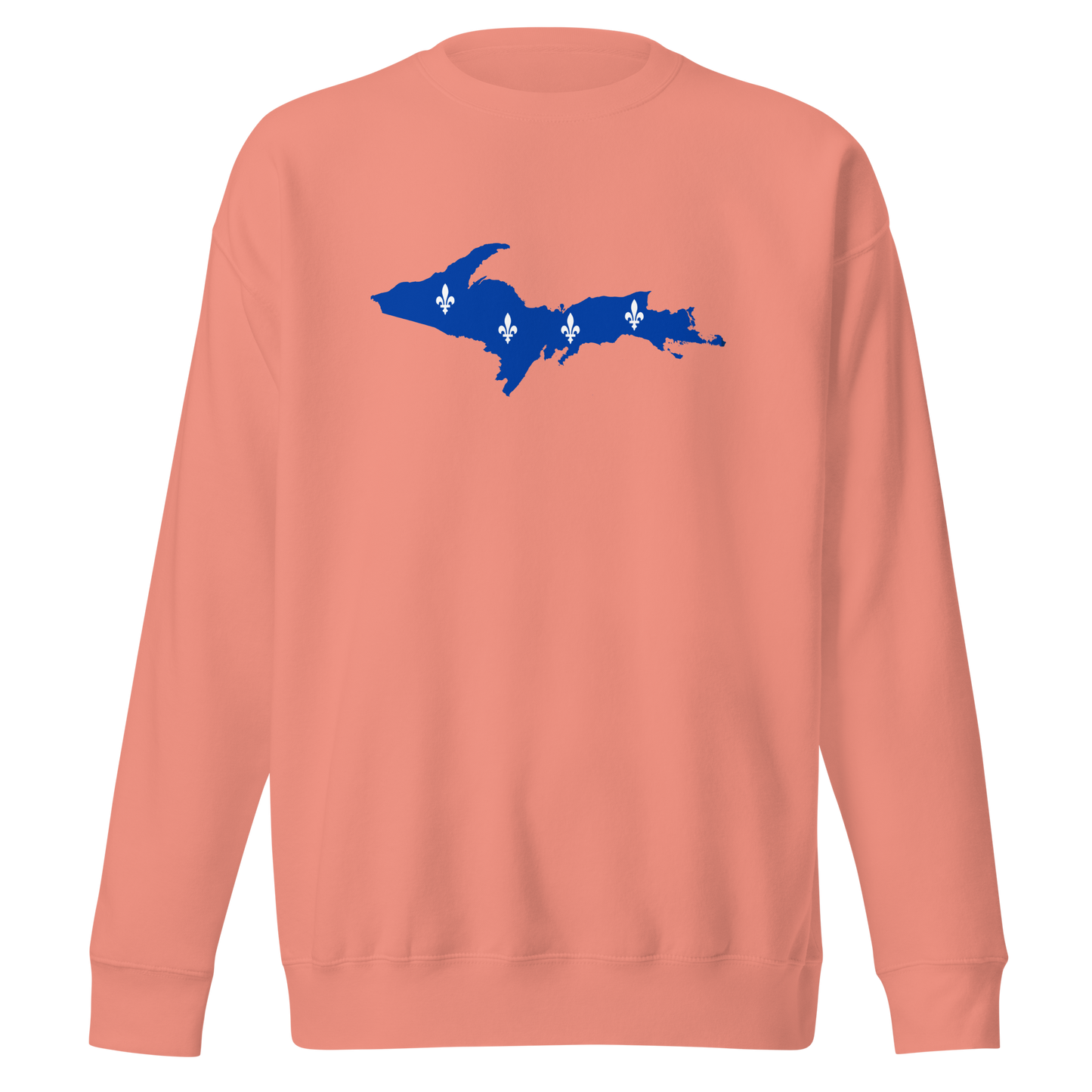 Michigan Upper Peninsula Sweatshirt (w/ UP Quebec Flag Outline) | Unisex Premium