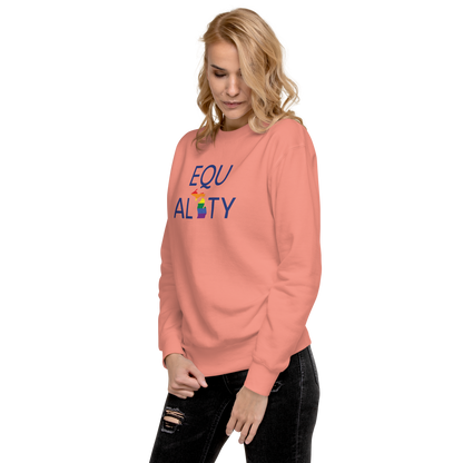 Michigan 'Equality' Premium Sweatshirt (LGBTQ Pride Colors)