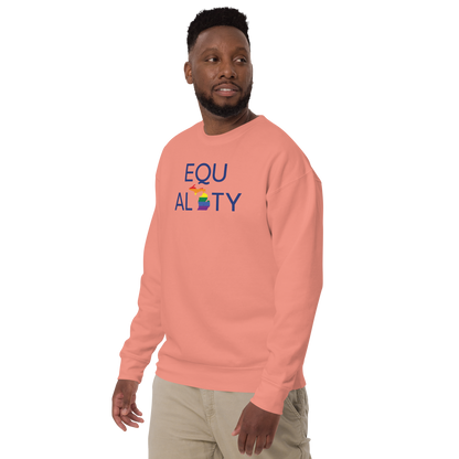 Michigan 'Equality' Premium Sweatshirt (LGBTQ Pride Colors)